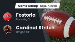 Recap: Fostoria  vs. Cardinal Stritch  2018