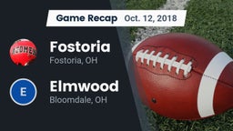 Recap: Fostoria  vs. Elmwood  2018