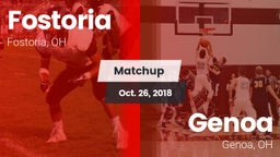 Matchup: Fostoria vs. Genoa  2018