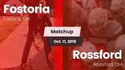 Matchup: Fostoria vs. Rossford  2019