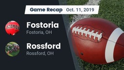 Recap: Fostoria  vs. Rossford  2019