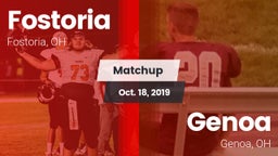 Matchup: Fostoria vs. Genoa  2019