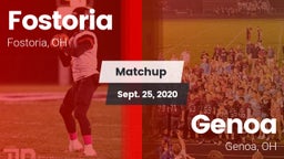 Matchup: Fostoria vs. Genoa  2020
