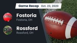 Recap: Fostoria  vs. Rossford  2020