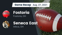 Recap: Fostoria  vs. Seneca East  2021