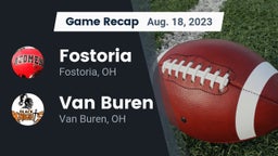 Recap: Fostoria  vs. Van Buren  2023