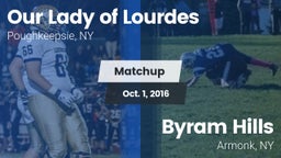 Matchup: Our Lady of Lourdes vs. Byram Hills  2016