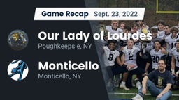 Recap: Our Lady of Lourdes  vs. Monticello  2022