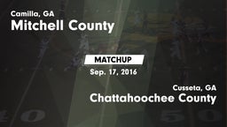 Matchup: Mitchell County vs. Chattahoochee County  2016