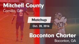 Matchup: Mitchell County vs. Baconton Charter  2016