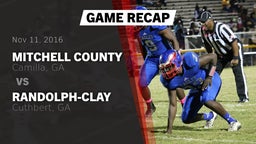 Recap: Mitchell County  vs. Randolph-Clay  2016