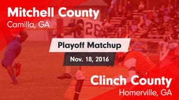 Matchup: Mitchell County vs. Clinch County  2016