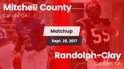 Matchup: Mitchell County vs. Randolph-Clay  2016