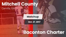 Matchup: Mitchell County vs. Baconton Charter 2017