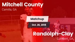 Matchup: Mitchell County vs. Randolph-Clay  2018