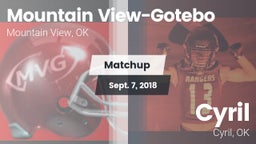 Matchup: Mountain View-Gotebo vs. Cyril  2018