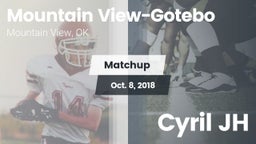 Matchup: Mountain View-Gotebo vs. Cyril JH 2018