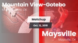 Matchup: Mountain View-Gotebo vs. Maysville  2018