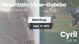 Matchup: Mountain View-Gotebo vs. Cyril  2019