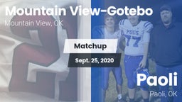 Matchup: Mountain View-Gotebo vs. Paoli  2020