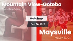 Matchup: Mountain View-Gotebo vs. Maysville  2020