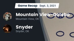 Recap: Mountain View-Gotebo  vs. Snyder  2021