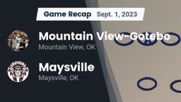 Recap: Mountain View-Gotebo  vs. Maysville  2023