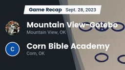 Recap: Mountain View-Gotebo  vs. Corn Bible Academy  2023