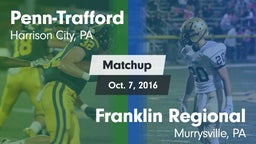 Matchup: Penn-Trafford vs. Franklin Regional  2016