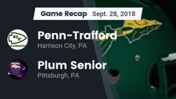 Recap: Penn-Trafford  vs. Plum Senior  2018