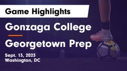 Gonzaga College  vs Georgetown Prep Game Highlights - Sept. 13, 2023