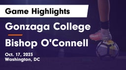 Gonzaga College  vs Bishop O'Connell  Game Highlights - Oct. 17, 2023
