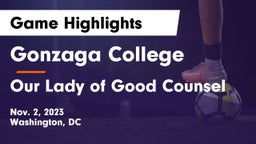 Gonzaga College  vs Our Lady of Good Counsel  Game Highlights - Nov. 2, 2023