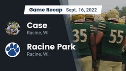 Recap: Case  vs. Racine Park  2022