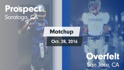 Matchup: Prospect vs. Overfelt  2016