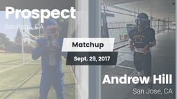 Matchup: Prospect vs. Andrew Hill  2017