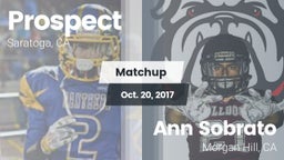 Matchup: Prospect vs. Ann Sobrato  2017