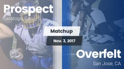 Matchup: Prospect vs. Overfelt  2017