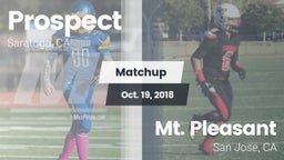 Matchup: Prospect vs. Mt. Pleasant  2018