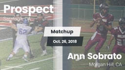 Matchup: Prospect vs. Ann Sobrato  2018