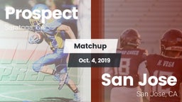 Matchup: Prospect vs. San Jose  2019