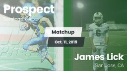 Matchup: Prospect vs. James Lick  2019