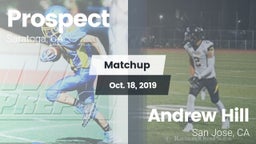 Matchup: Prospect vs. Andrew Hill  2019