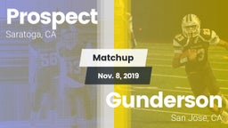 Matchup: Prospect vs. Gunderson  2019