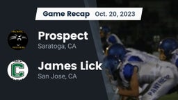 Recap: Prospect  vs. James Lick  2023
