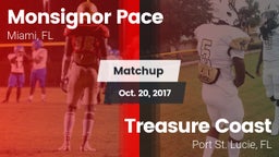 Matchup: Monsignor Pace vs. Treasure Coast  2017