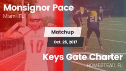 Matchup: Monsignor Pace vs. Keys Gate Charter 2017