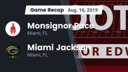 Recap: Monsignor Pace  vs. Miami Jackson  2019
