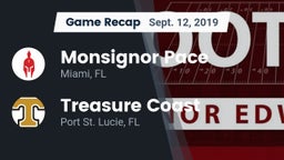 Recap: Monsignor Pace  vs. Treasure Coast  2019