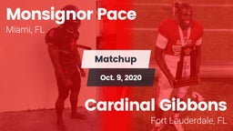 Matchup: Monsignor Pace vs. Cardinal Gibbons  2020